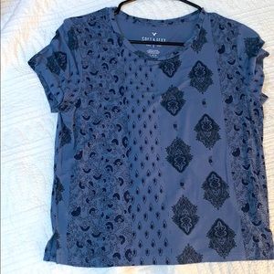 American Eagle cropped tee